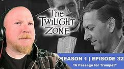THE TWILIGHT ZONE (1960) | CLASSIC TV REACTION | Season 1 Episode 32 | A Passage for Trumpet #react