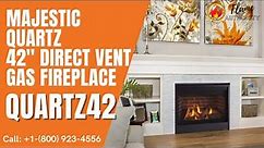 Majestic Quartz 42" Direct Vent Gas Fireplace QUARTZ42