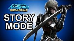 Playstation All Stars Battle Royale - Raiden Story Mode Walkthrough!!