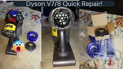 Replacing a Broken Dyson V8 Rear Filter Housing! Quick and Cheap