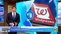 Walgreens pharmacy employees plan walkout this week l GMA