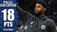 Paul George receives warm welcome, drops 18 in return to Oklahoma City | 2019-20 NBA Highlights