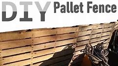 🔨 How to Build a Pallet Fence // Easy, Cheap & Effective