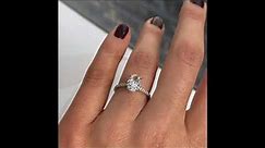 1.5 ct Oval Diamond Signature Wrap Engagement Ring