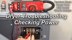 How to Check the Power to your Dryer - Not Heating or Not Running