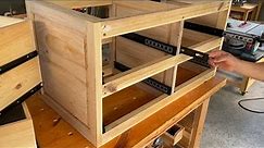 How to Build a Storage Cabinet // Simple Woodworking Project