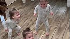Triplet dance party #triplets #tripletgirls #identicaltriplets #identicaltripletgirls #tripletsoftiktok #kytepartner #kytebaby#reels #happy #family #love #viral #viralfb #funny #amazing #fyp | Lynn Mann