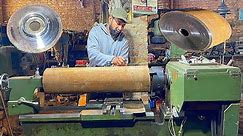 Wonderful Process of Manufacturing handmade iron gear box Body on lathe machine . make gear box Body