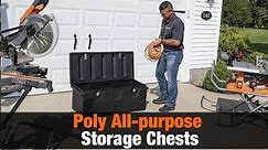 All-purpose Poly Storage Boxes | For Trucks, Trailers, Garages & More | Product Overview
