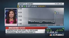 American Airlines to resume offering tickets on Orbitz