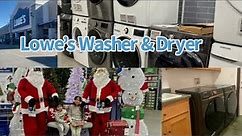 Lowe’s Washer and Dryer Home Delivery & Installation