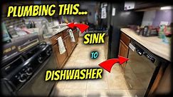 How to Plumb a Dishwasher Not Next to a Sink