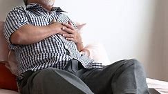 Older Men Having Heart Attack Chest Stock Footage Video (100% Royalty-free) 1024170656 | Shutterstock