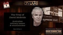 David McBride Trial - Day One