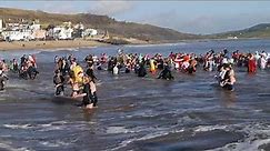 Lyme Lunge 2018, New Year's Day Charity swim in Lyme Regis