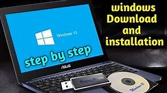 windows 10 download and installation step by step 2024