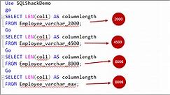 Comparing VARCHAR(max) vs VARCHAR(n) data types in SQL Server