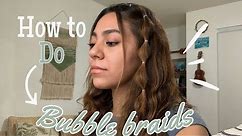 ✰How to do bubble braids | easy hairstyle✰