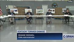 President Biden Participates in Briefing on Kentucky Tornado Damage