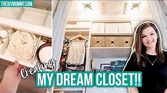 DIY IKEA transformation of my small walk-in closet | The DIY Mommy