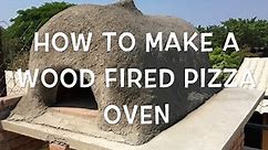 How to make a wood fired pizza oven for $170