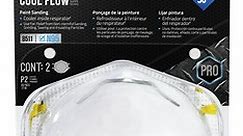 3M Cool Flow™ Valve Respirator 8511, N95, 2 per Pack