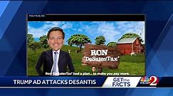 Donald Trump-backed ad brands Florida governor 'Ron DeSalesTax'