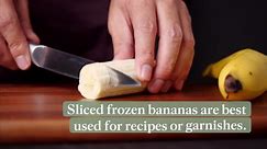 The Right Way to Freeze Bananas