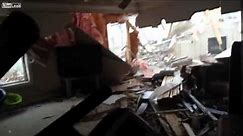 From inside a house as it being destroyed by Tornado