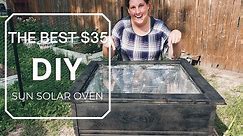 The BEST $35 DIY Sun Solar Oven - Easy To Make