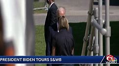 President Joe Biden tours S&WB