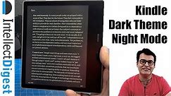 How To Enable Dark Theme or Night Mode On Kindle [Tutorial]