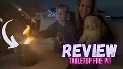 Tabletop fire pit #review #ad #founditonamazon