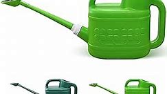 2 Gallon Watering Can for Outdoor Plants, Modern Watering Cans for House Plant Garden Flower, Plastic Watering Cans with Removable Nozzle and Long Spout