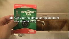 How to fix a toilet: replacing the Fluidmaster 400 fill valve seal (HD)