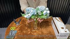 How to organize fake flowers