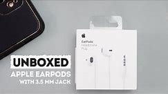 Apple EarPods Unboxing | with 3.5 mm Headphone Plug in 2021 | ASMR