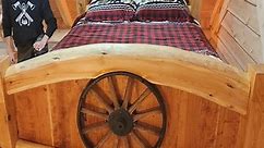 Rustic Bed Build in the wilderness.