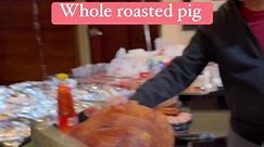 Delicious whole roasted pig #happybirthday #celebrationtime #wholesome #lechonbaboy #pinoyabroad #DeliciousEats #foodblogger #lifeinusa #sarapyarn #crispyskin #thisistheplace #thankyou #happyvibes #happyholidays2023 #fbreels #fbshorts #foodie #mastersuite #ballys #fbadsonreelsmonetization #fbads #viewsfordays #ViewMyReels #foodlovers #Wow #thebestisyettocome | Lorna Jean Nengasca-Meyer