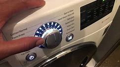 LG Front Loading Washer Machine and Dryer - Extra Rinse Option
