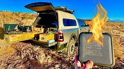 Heating My Truck Camper With 500 WATT Space Heater