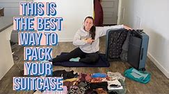The BEST Way To Pack A Suitcase For Travel! - PROVEN METHOD