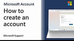 How to create a new Microsoft account [VIDEO]