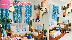 *Meesho* Home Decor Living Room Makeover in Budget #meesho #homedecor @Meesho