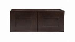 Design House 569194 Brookings Fully Assembled Shaker Style Bridge Wall Kitchen Cabinet 33x21x12, Espresso