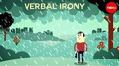 What is verbal irony? - Christopher Warner