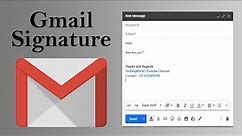 How to add signature in Gmail | How to change signature in Gmail | How to create signature in Gmail
