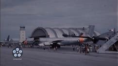 Footage Crowd - B-52 Stratofortress at Ramey Air Force...