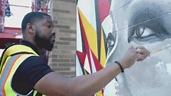 Young Chicago artist makes history with pieces around the world, and a portrait of Oprah