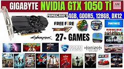 GIGABYTE GEFORCE GTX 1050Ti, 4GB, GDDR5, 128BIT, DX12, GAMEPLAY, BENCHMARK
